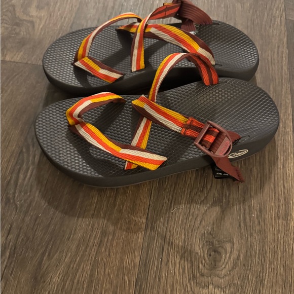 Chaco Sandals with Vibrant Striped Straps